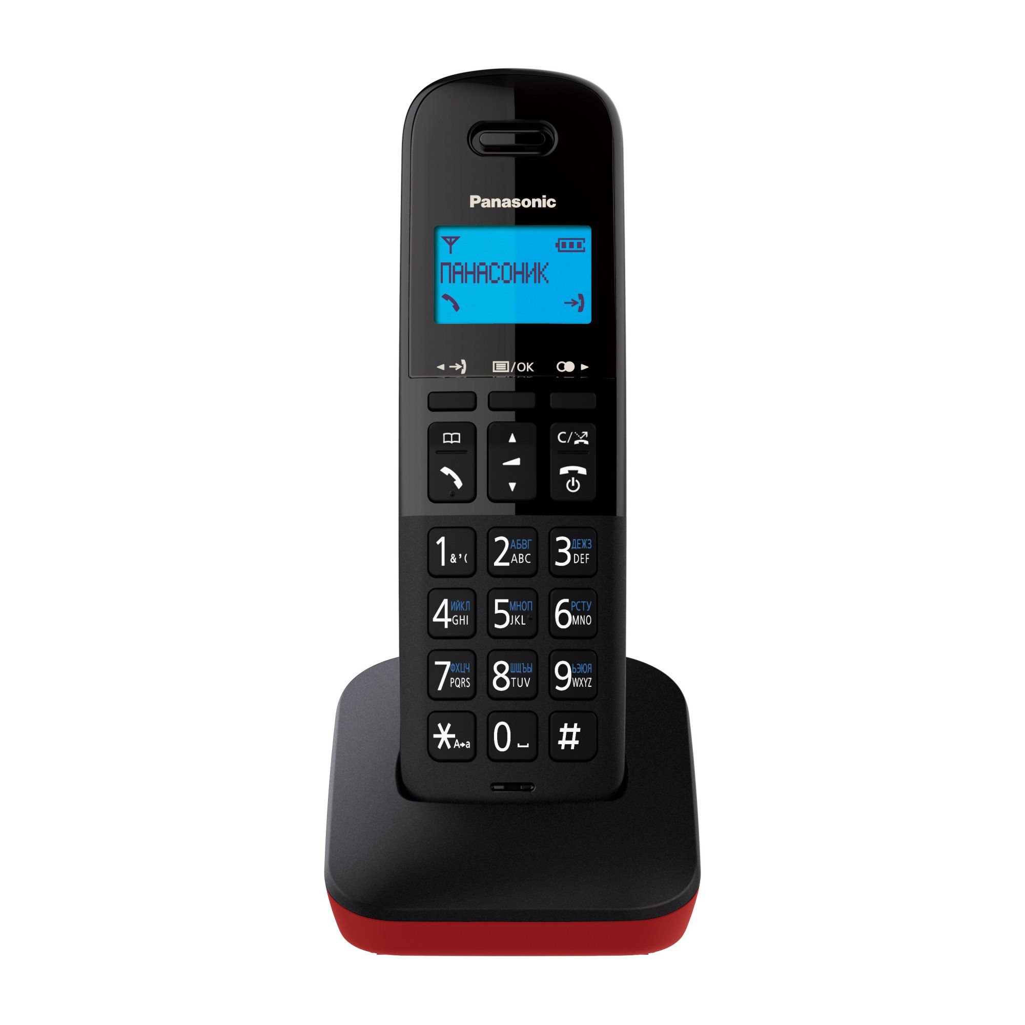 Беспроводной телефон Panasonic KX-TGB610RUR стандарта DECT