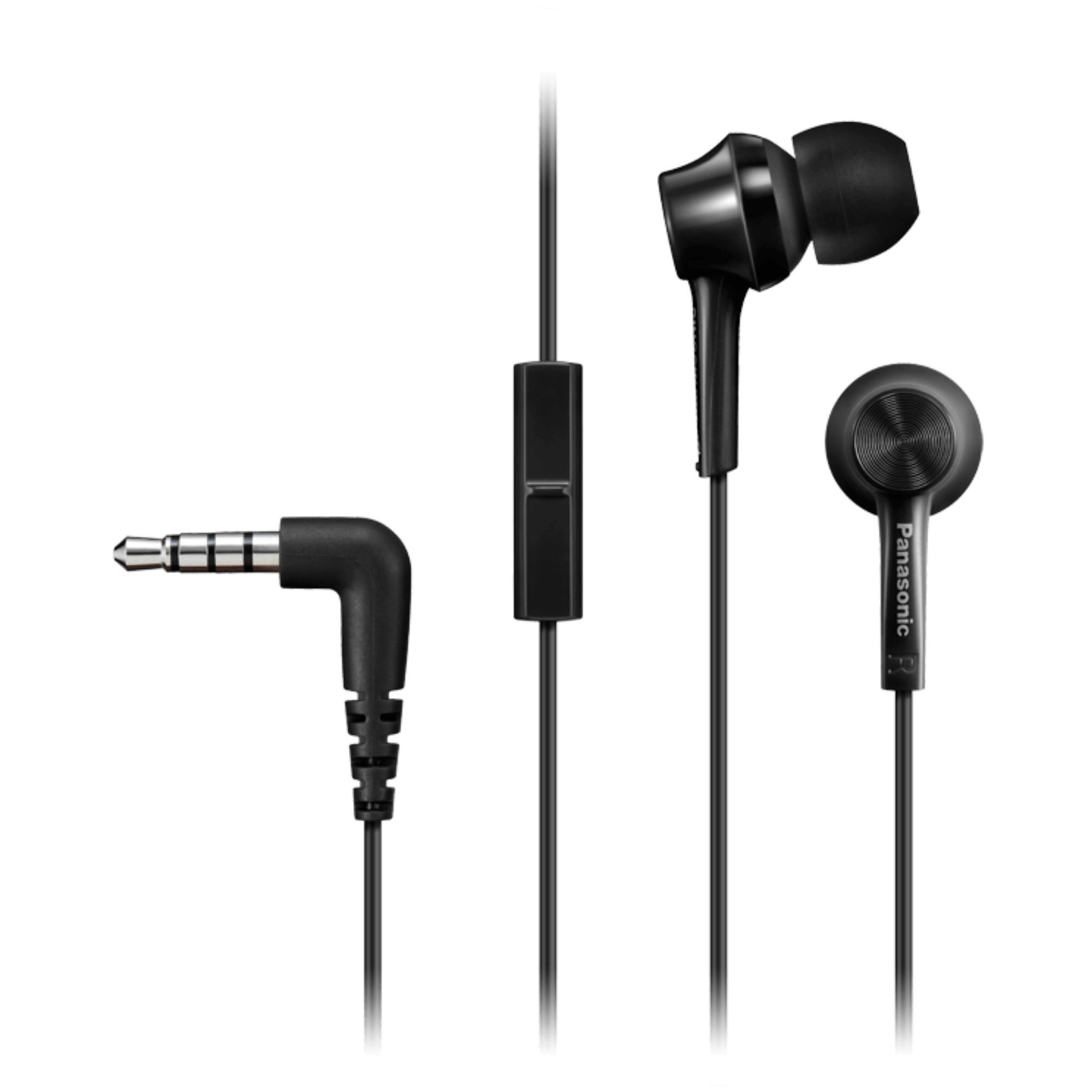 Наушники-вкладыши Panasonic RP-TCM115GCK, черные